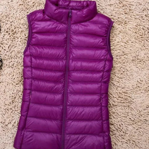 Women's Ultra Light Puffer Vest - Quilted & Packable