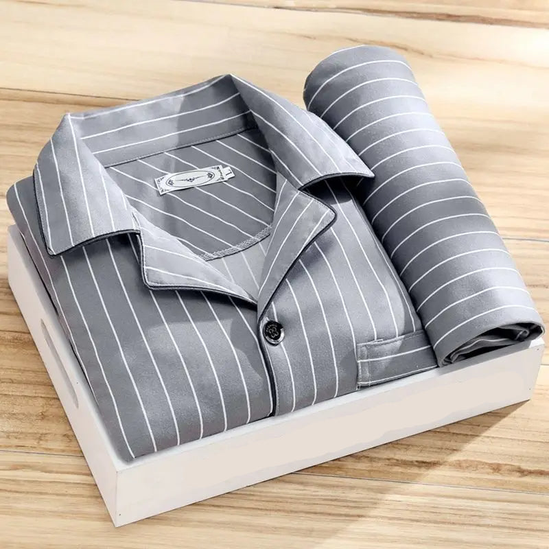 Herren Bedruckter Pyjama Set - Lockere Passform Loungewear