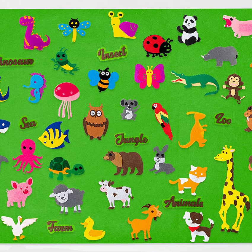 Filzbrett Pädagogisch Lernspiel – Interaktive Themen Aktivitätswand