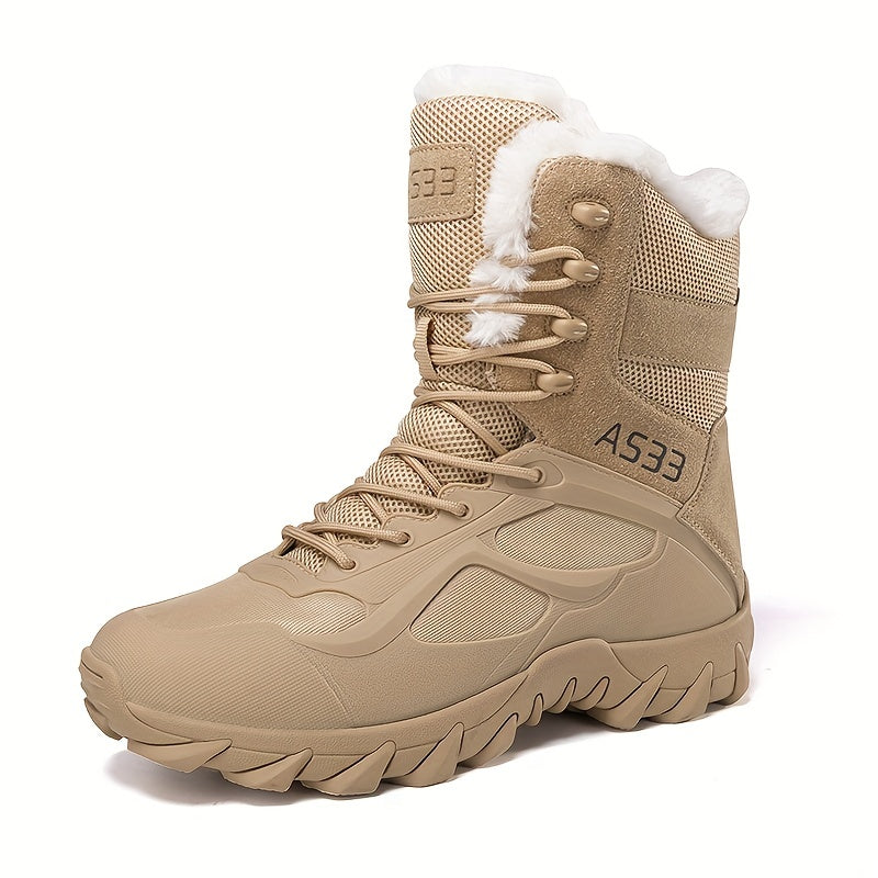 Herren Taktische Schnür-Kampfstiefel - Anti-Rutsch Knöchelunterstützung Schuhwerk