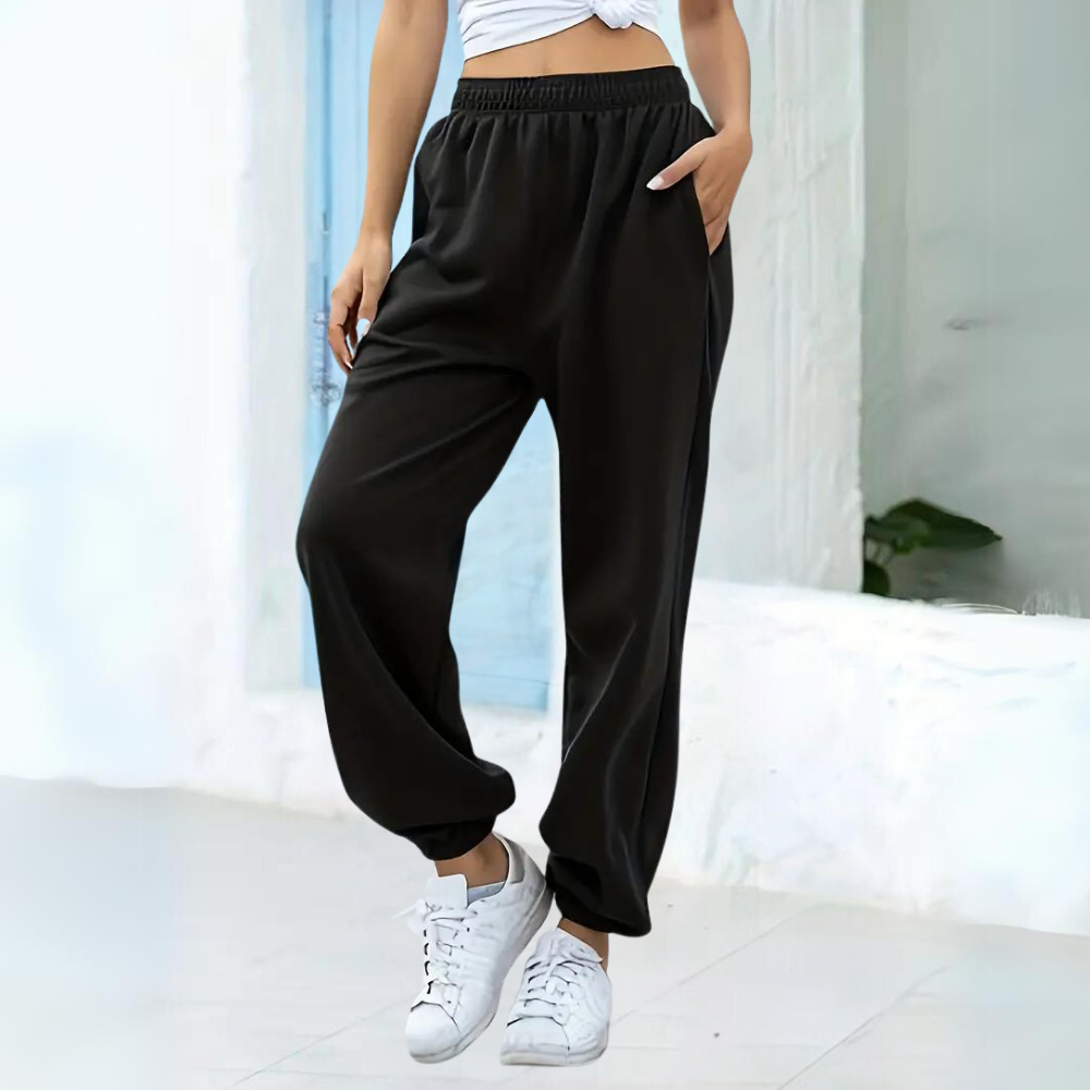 Women's Lightweight Joggers - Relaxed Fit with Pockets