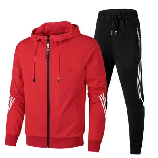 Herren Zweiteiliges Trainingsanzug-Set - Kapuzenpullover & Jogginghose