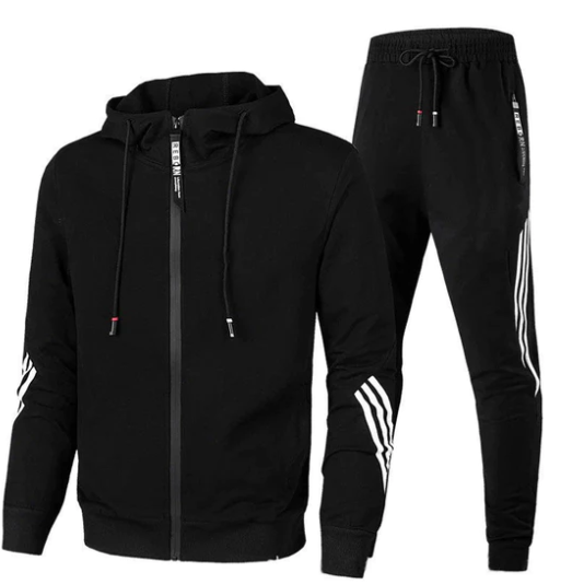 Herren Zweiteiliges Trainingsanzug-Set - Kapuzenpullover & Jogginghose