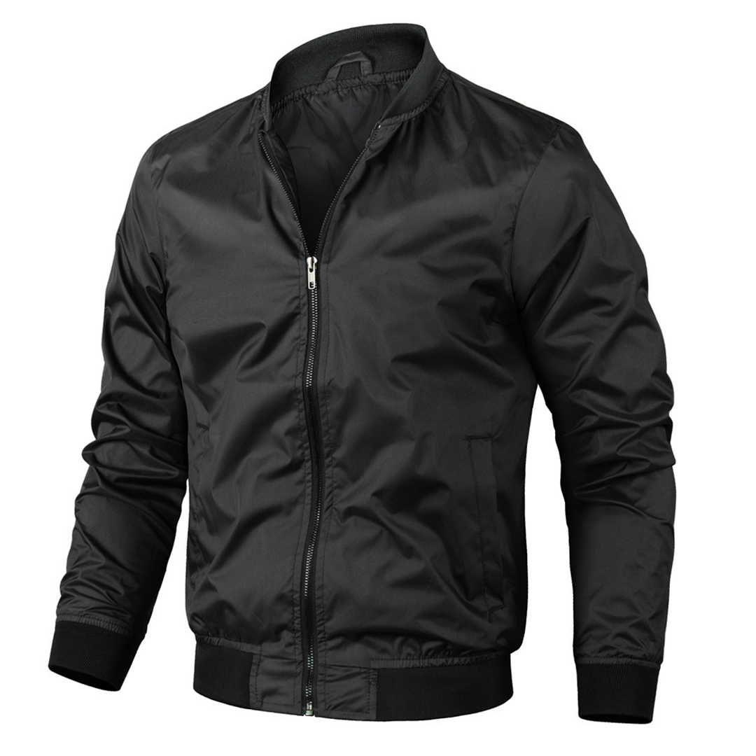 Men's Vintage Style Bomber Jacket - Light Outerwear
