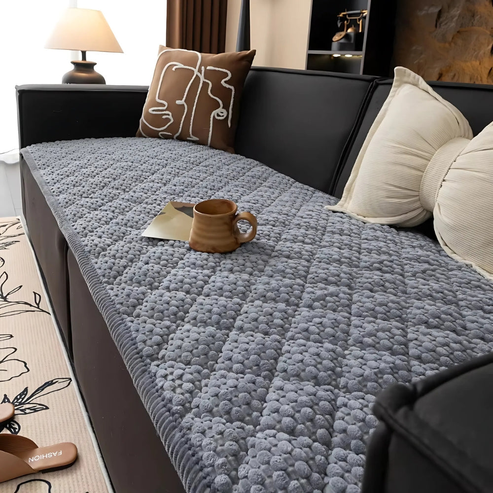 Gesteppter Sofabezug - Haustiersicherer Sofaschutz