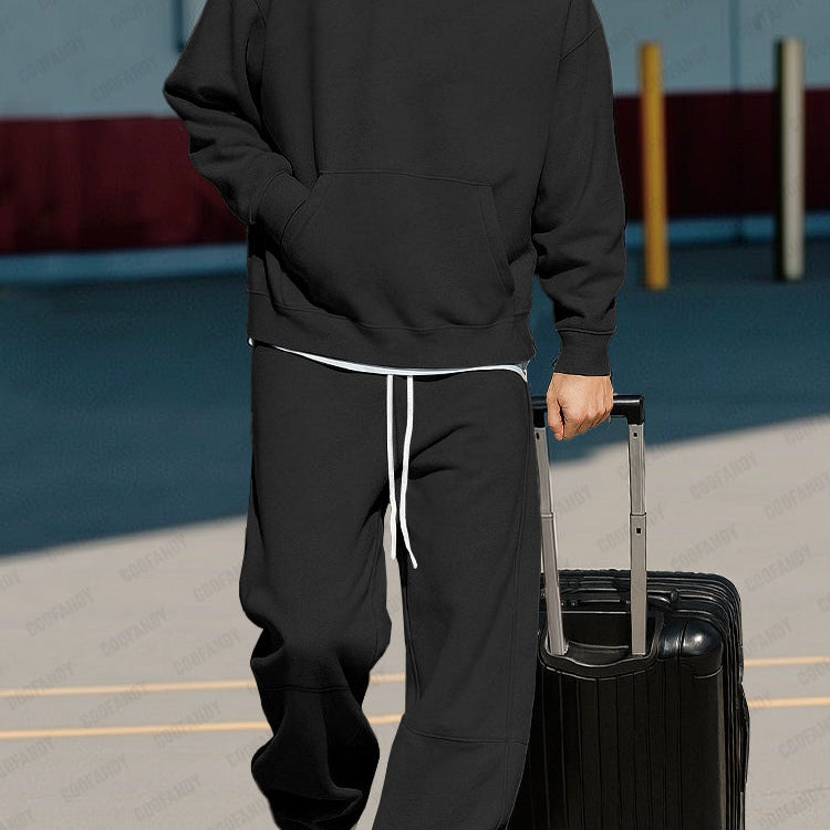 Heren Trainingspak 2-Delig – Oversized Sweatshirt Joggingbroek