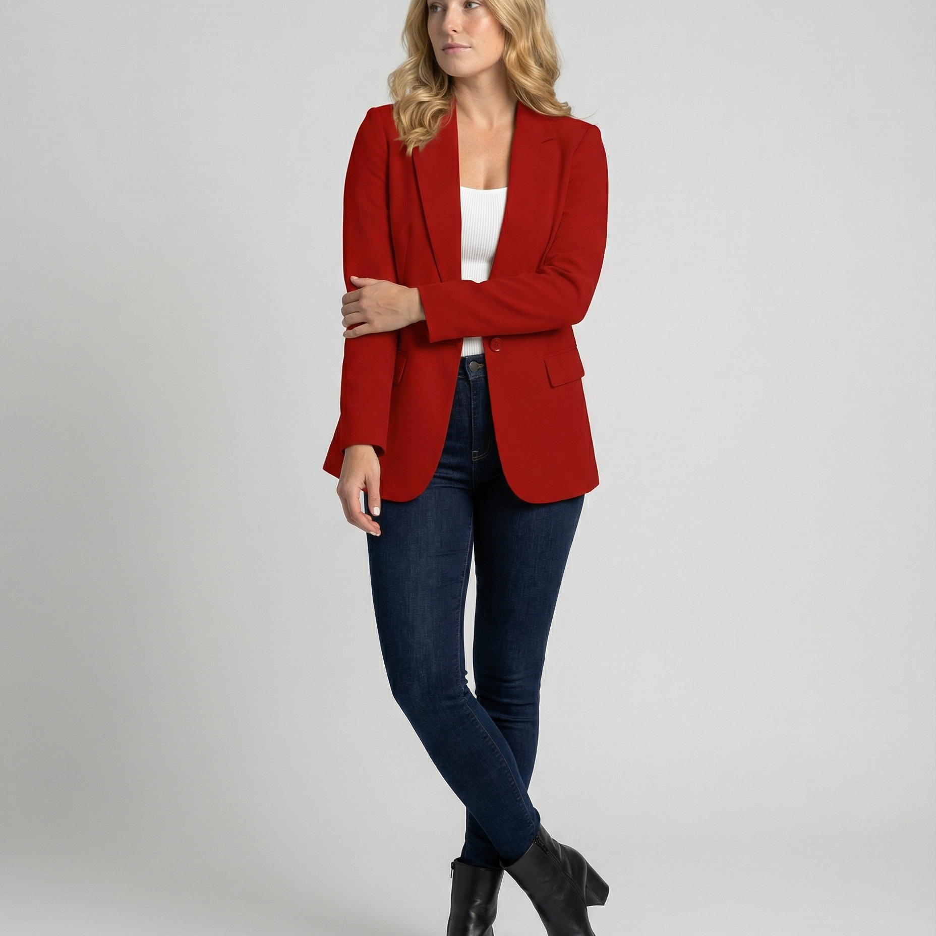 Damen Blazer - Einreihig mit steigendem Revers