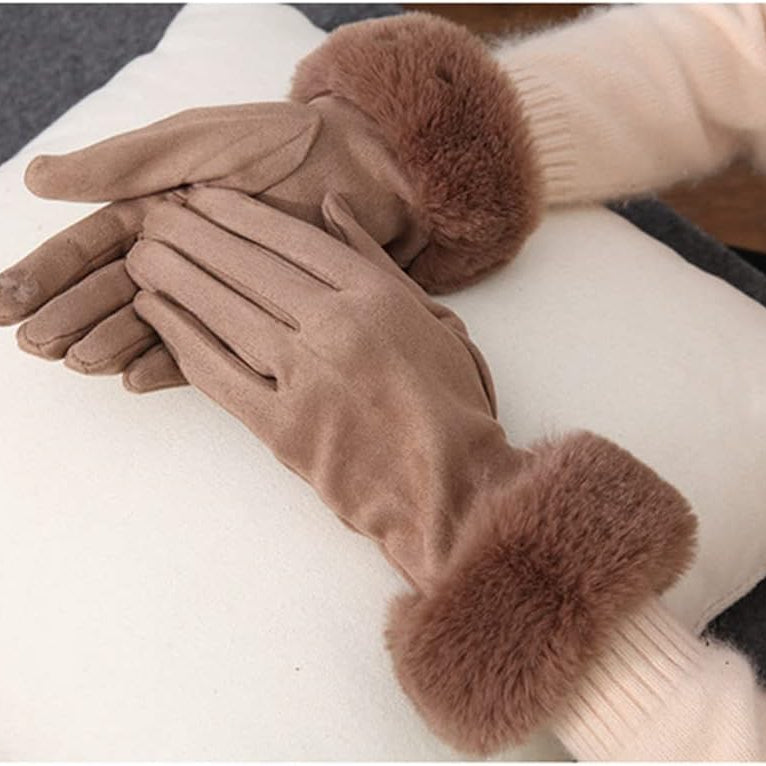 Women's Touchscreen Winter Gloves - Soft Cuffs & Smooth Finish