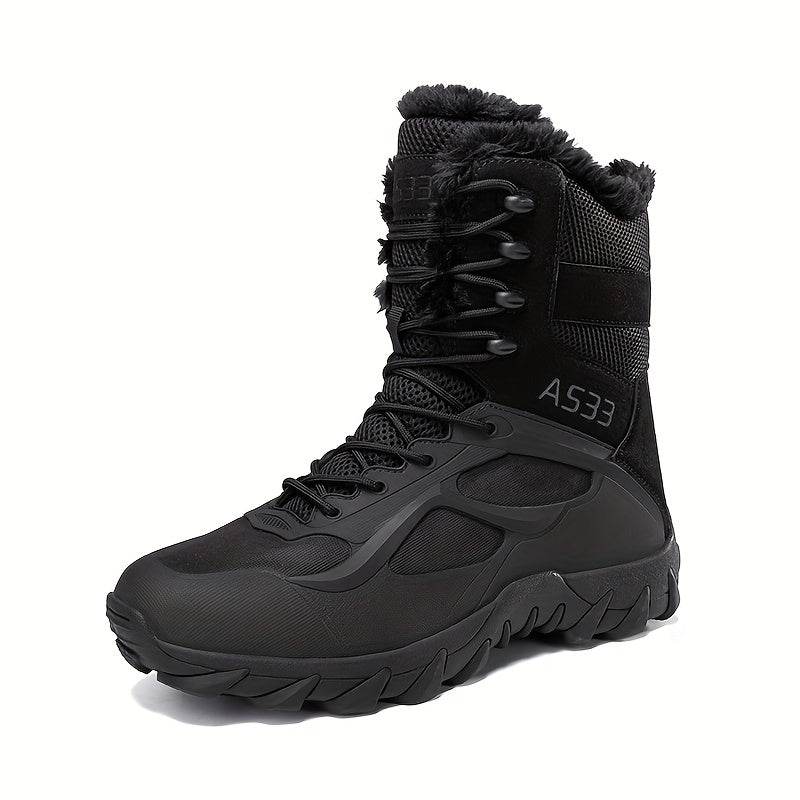 Herren Taktische Schnür-Kampfstiefel - Anti-Rutsch Knöchelunterstützung Schuhwerk