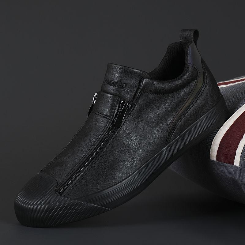 Stylish zip-up shoes for men