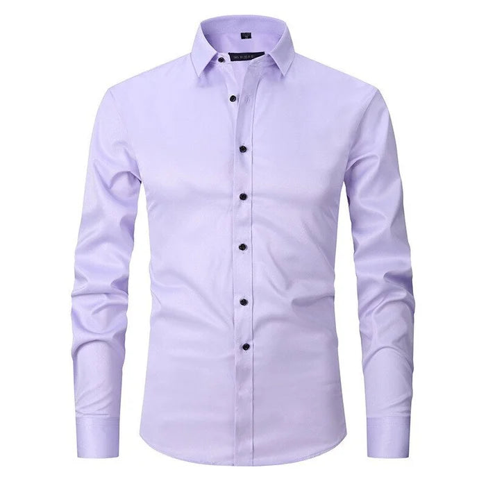 Men's Stretch Shirt - Slim Fit & Wrinkle Free