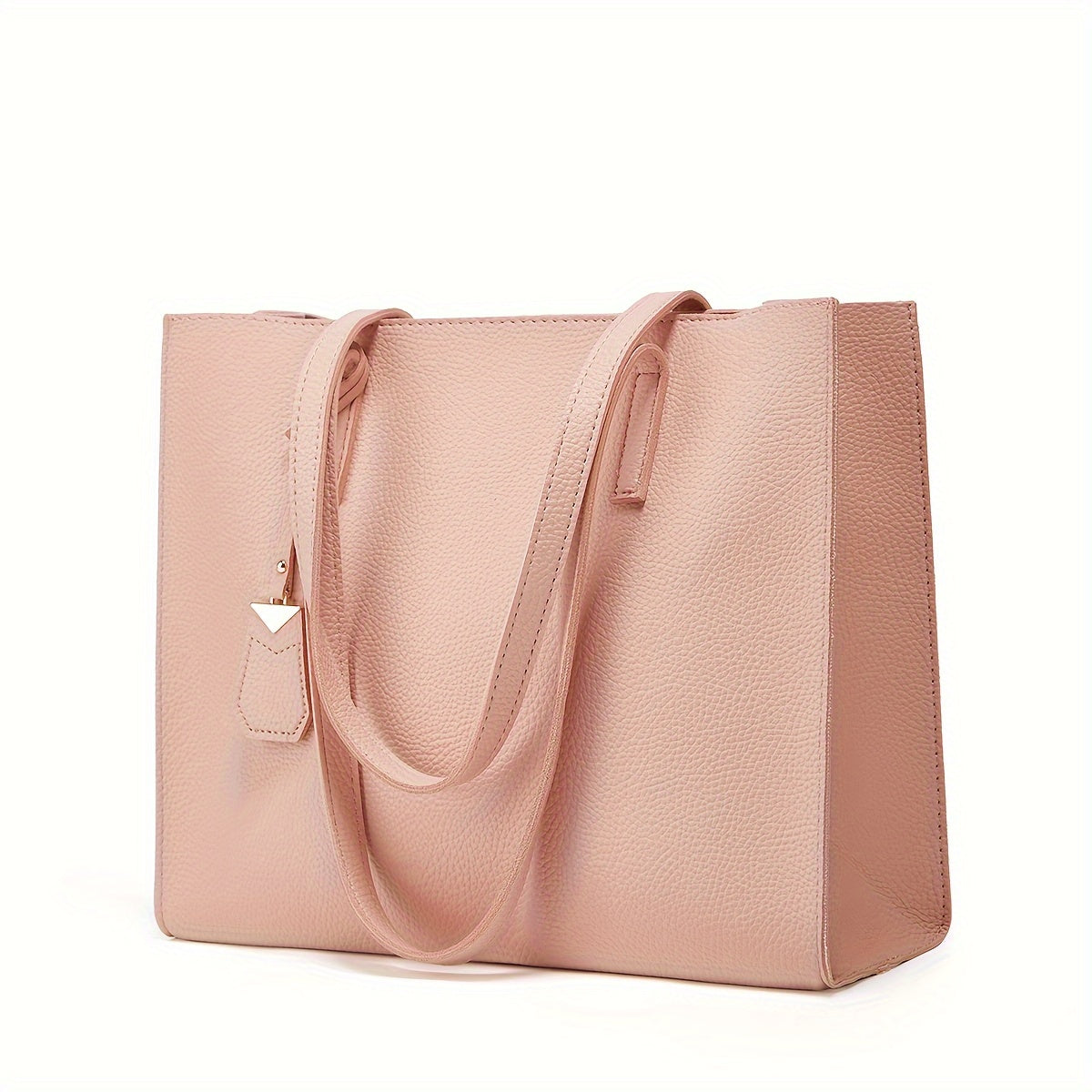 Damen Pendler Tote Bag - Kieselstruktur & oberer Griff