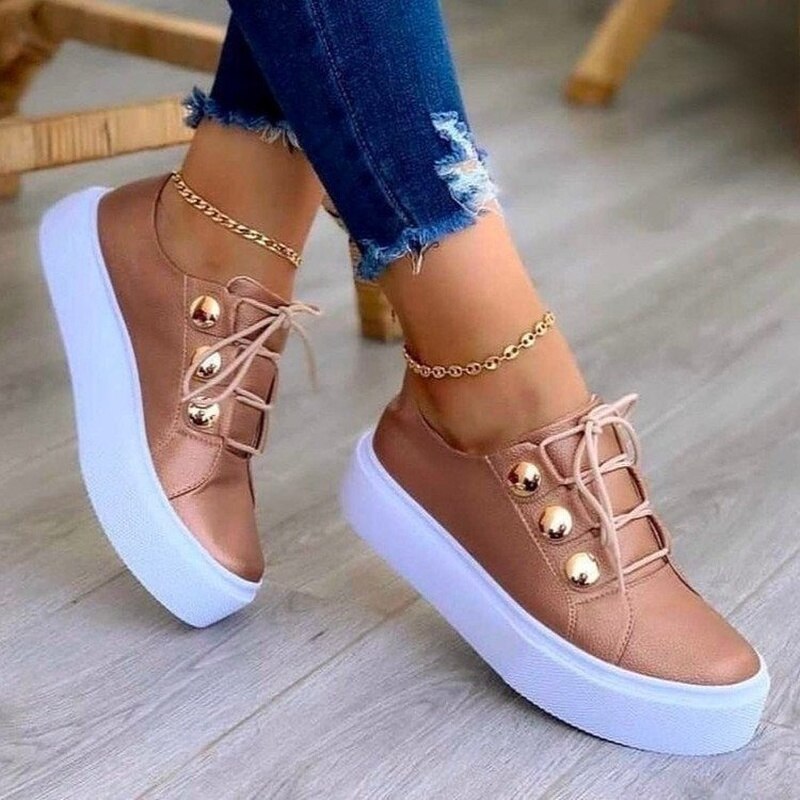 Stilvolle vegane Ledersneaker für Damen