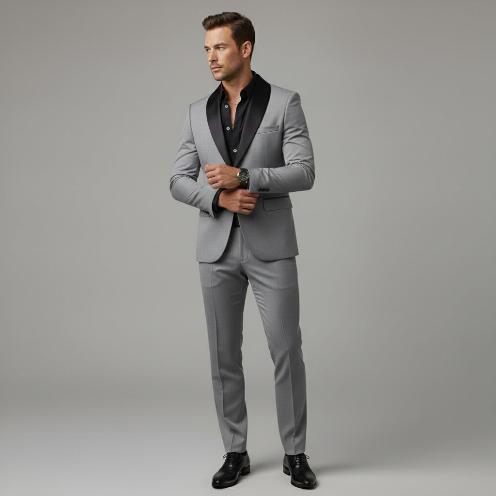 Slim Fit Smoking voor Mannen