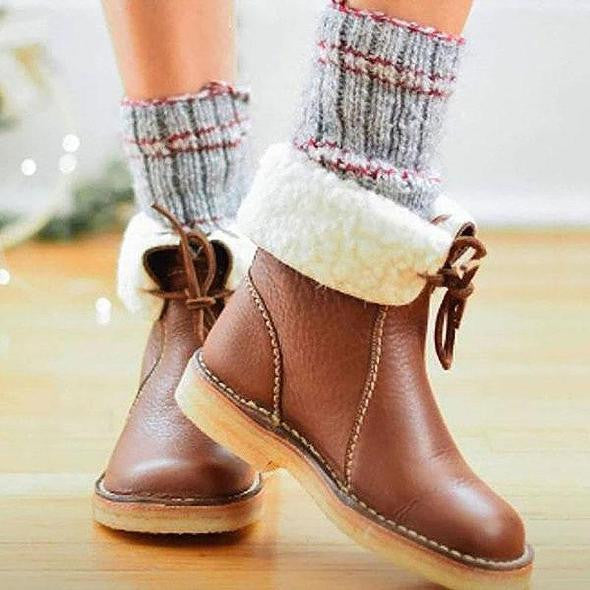 Debbie - Stylische Winter Wasserfeste Stiefel mit Woll-Innensohle für Damen