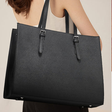 Damen Große Arbeits-Tote Bag - Gepolstertes Laptop-Fach
