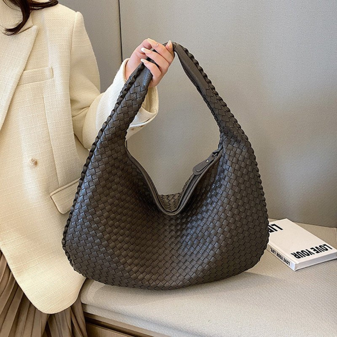Damen Geflochtene Tote Bag - Eleganter Hobo-Stil