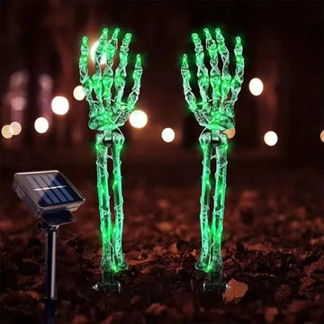 Skelett Braccio Luci Solari - LED Paletti da Giardino Decorazione di Halloween