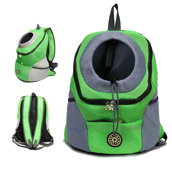Hundetrage Sport-Rucksack - Einstellbare Passform mit Kopf-Raus-Design