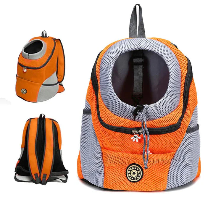 Hundetrage Sport-Rucksack - Einstellbare Passform mit Kopf-Raus-Design