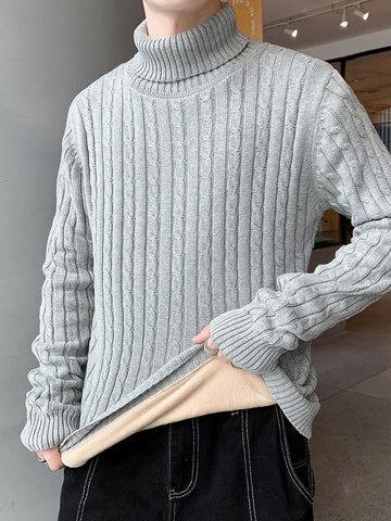 Warmer Rollkragenpullover mit Weichem Innenfutter für Herren | Chris