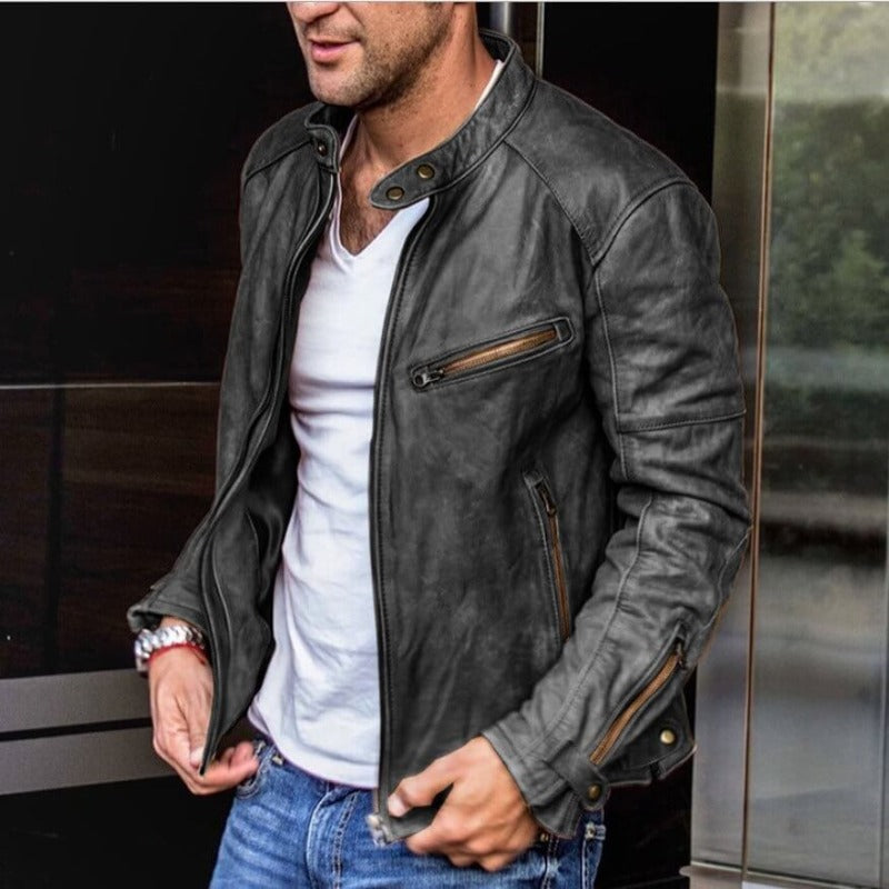 Herren Lederjacke - Maßgeschneiderter Biker-Stil