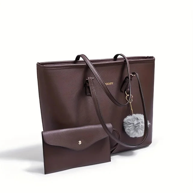 Damen Leder Tote Bag - Geräumig und elegant