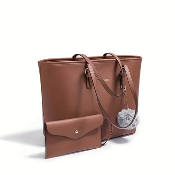Damen Leder Tote Bag - Geräumig und elegant
