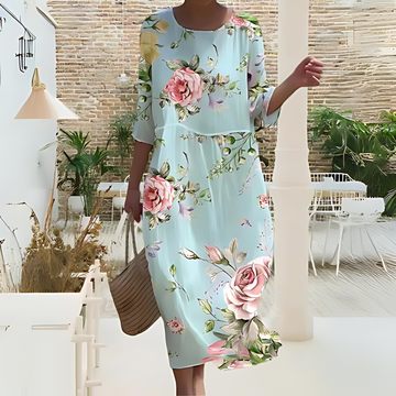Elegantes Fließendes Midikleid für Damen