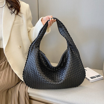 Damen Geflochtene Tote Bag - Eleganter Hobo-Stil