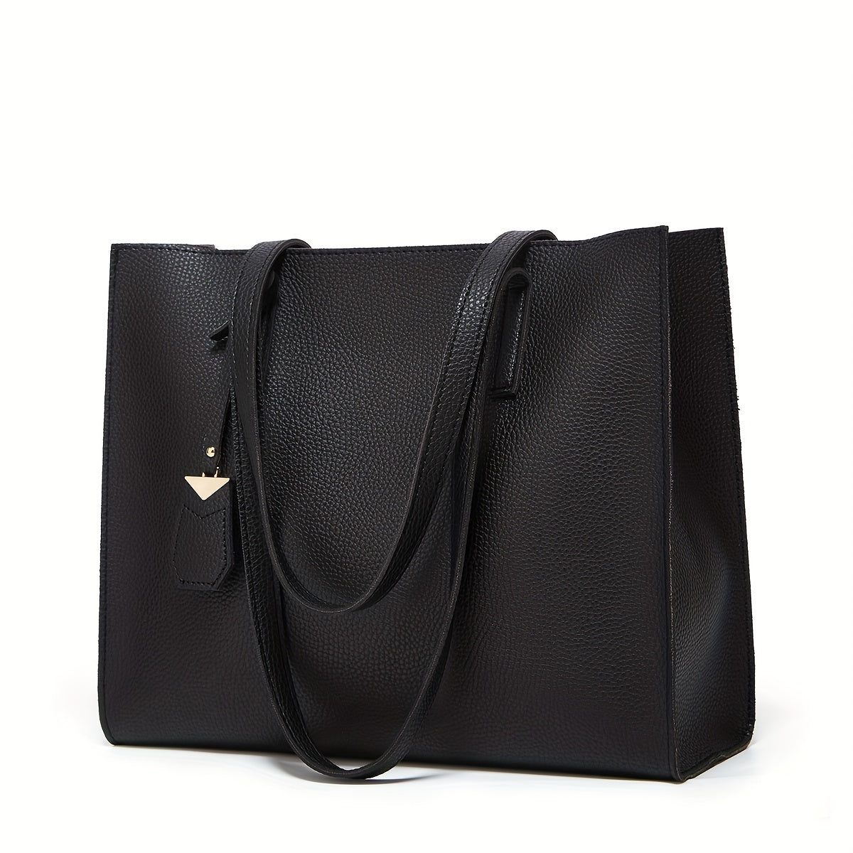 Damen Pendler Tote Bag - Kieselstruktur & oberer Griff