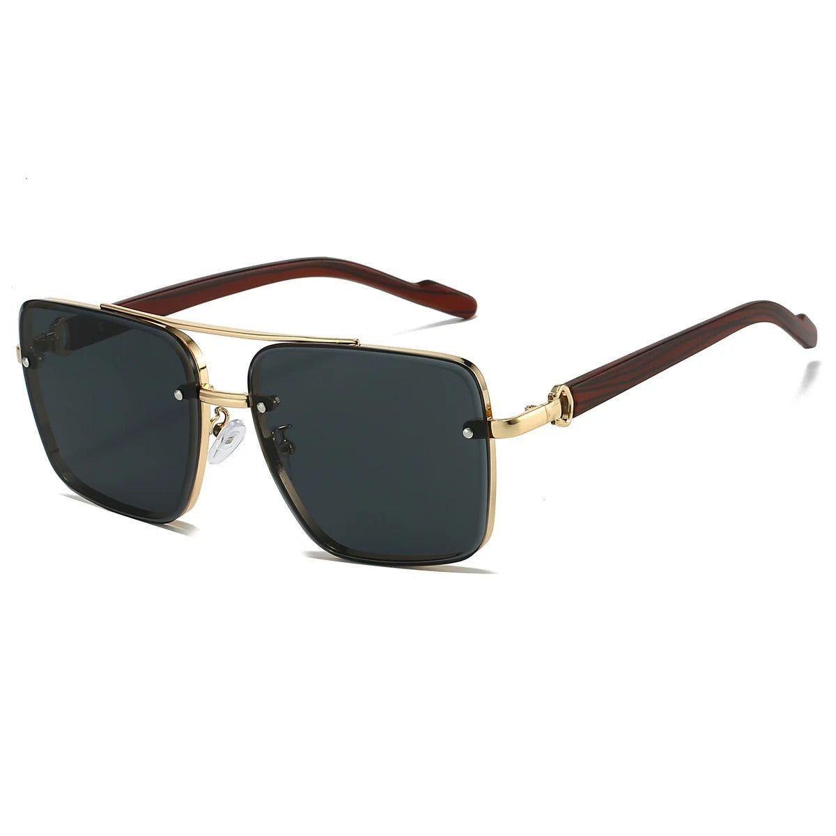 Herren Aviator Sonnenbrille UV400 Schutz Und Verlaufgläser