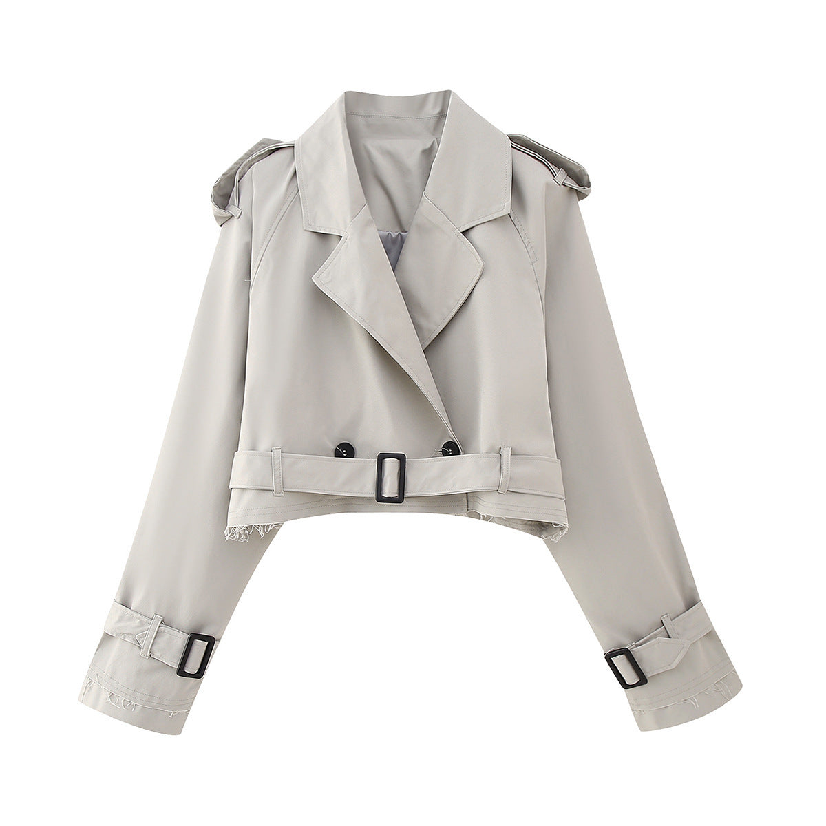 Women's Short Trench Coat – Stylish Tailored Outerwear