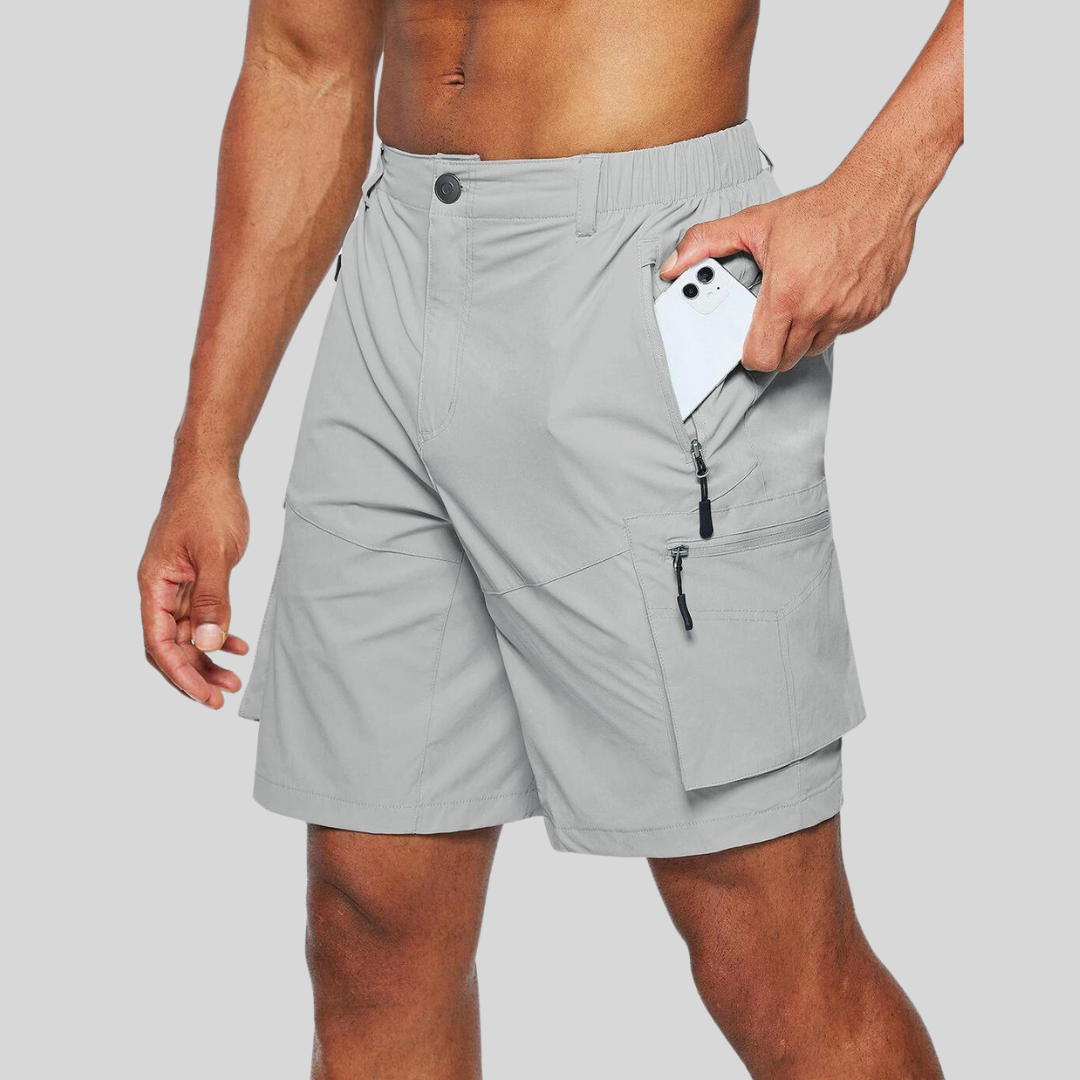 Men's Cargo Shorts - Quick-Dry & Lightweight