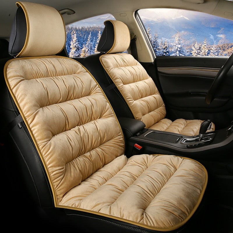 Quilted Car Seat Cover - Anti-Slip Car Cushion Set