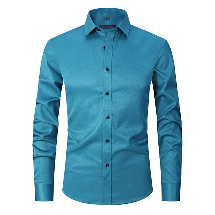 Men's Stretch Shirt - Slim Fit & Wrinkle Free