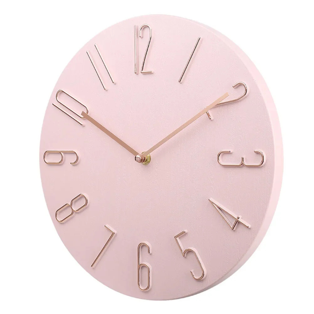 Wanduhr Minimalistisch - Geräuschlos und Rund