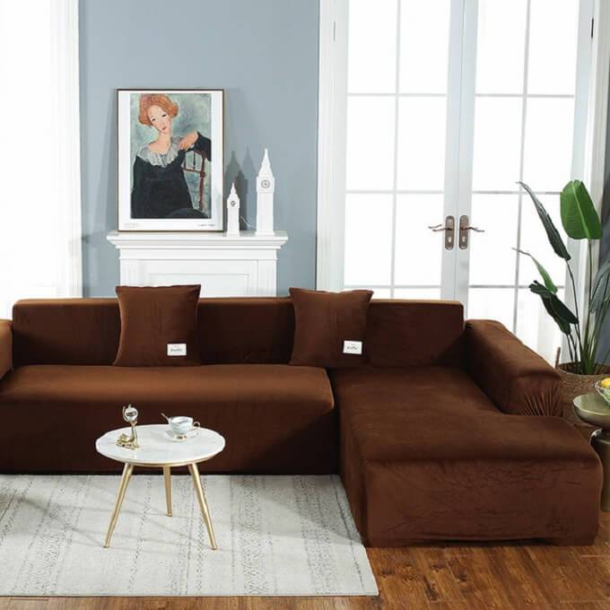 Rekbare Sofa Cover - Antislip & Zacht Gestructureerd