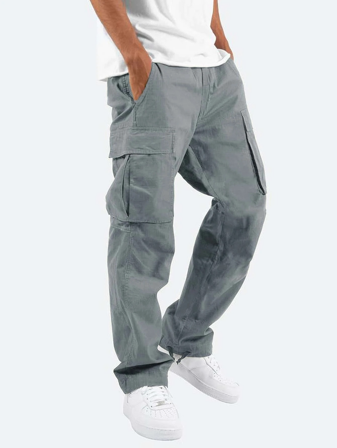 Stilvolle Outdoor-Cargohose mit mehreren Taschen für Herren
