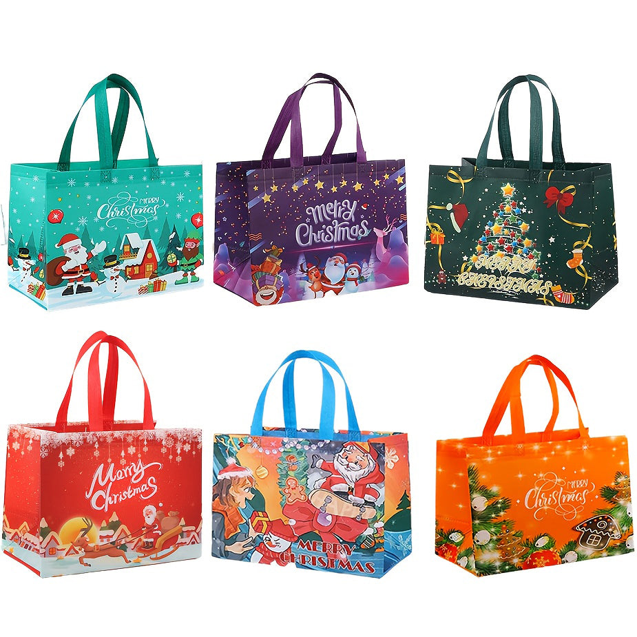Bolsas de Regalo de Navidad - Set de Bolsas Reutilizables