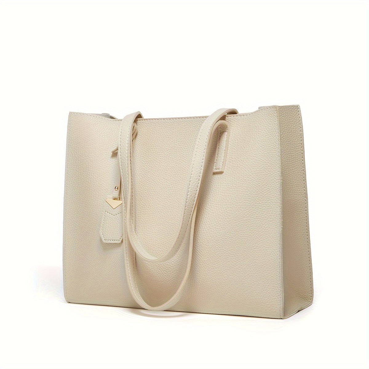 Damen Pendler Tote Bag - Kieselstruktur & oberer Griff