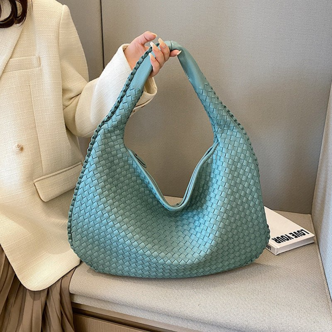 Damen Geflochtene Tote Bag - Eleganter Hobo-Stil