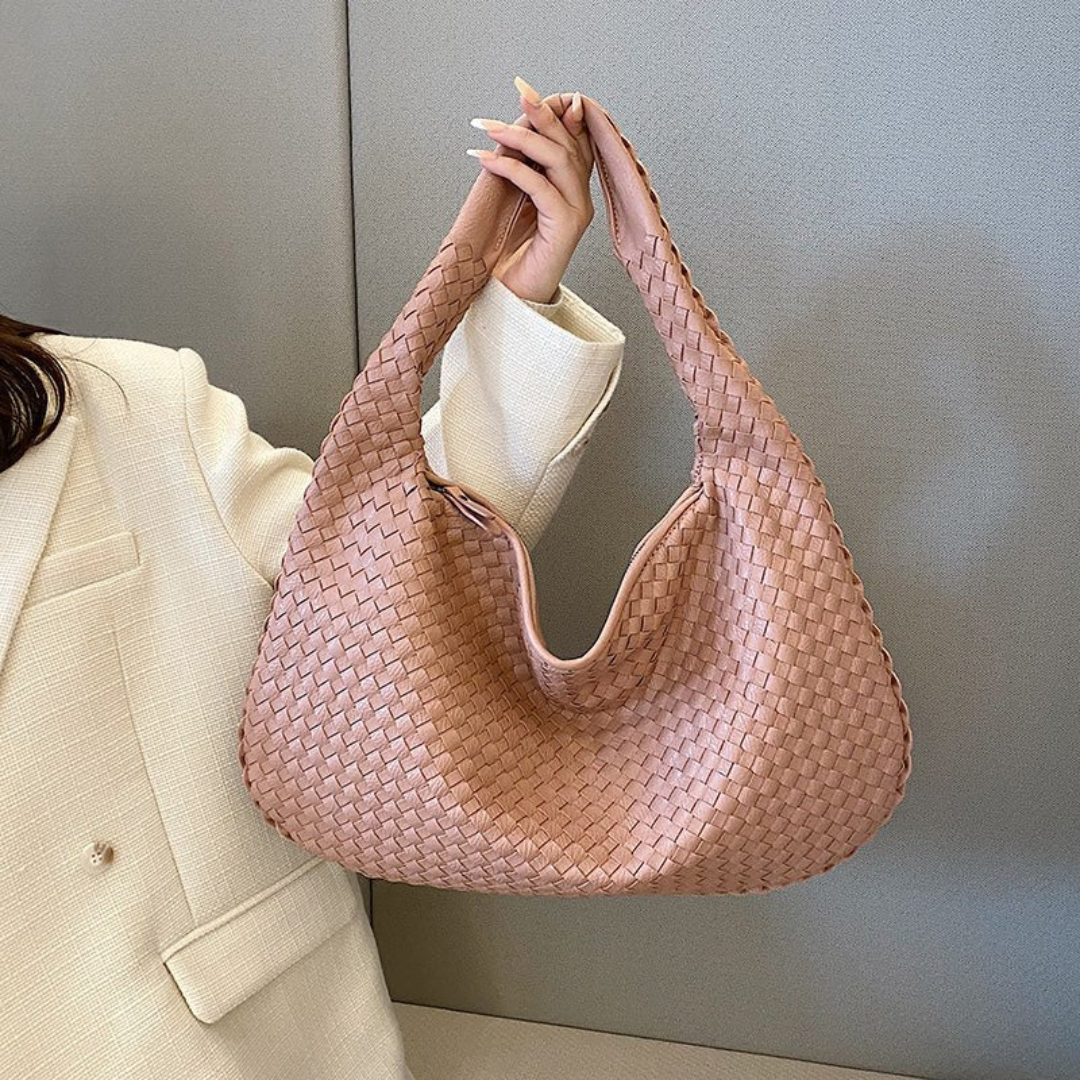 Damen Geflochtene Tote Bag - Eleganter Hobo-Stil