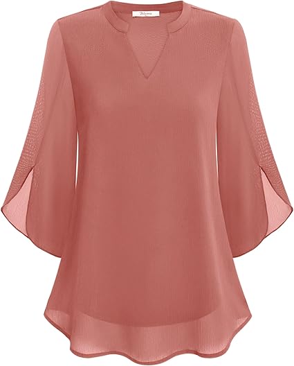 Women's Light Blouse - Airy Stylish Relaxed Fit Top