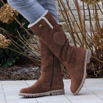 Retro-Stiefel mit Plüschfutter für Damen | Emma