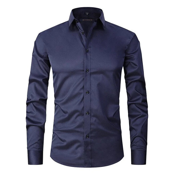 Men's Stretch Shirt - Slim Fit & Wrinkle Free