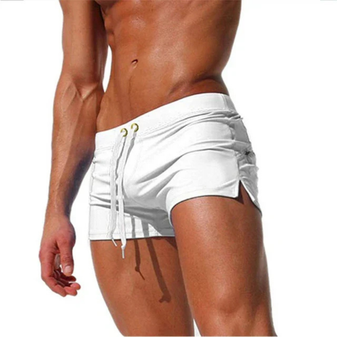 Herren Schnelltrocknende Badeshorts - Leichte mit Verstellbarem Bund