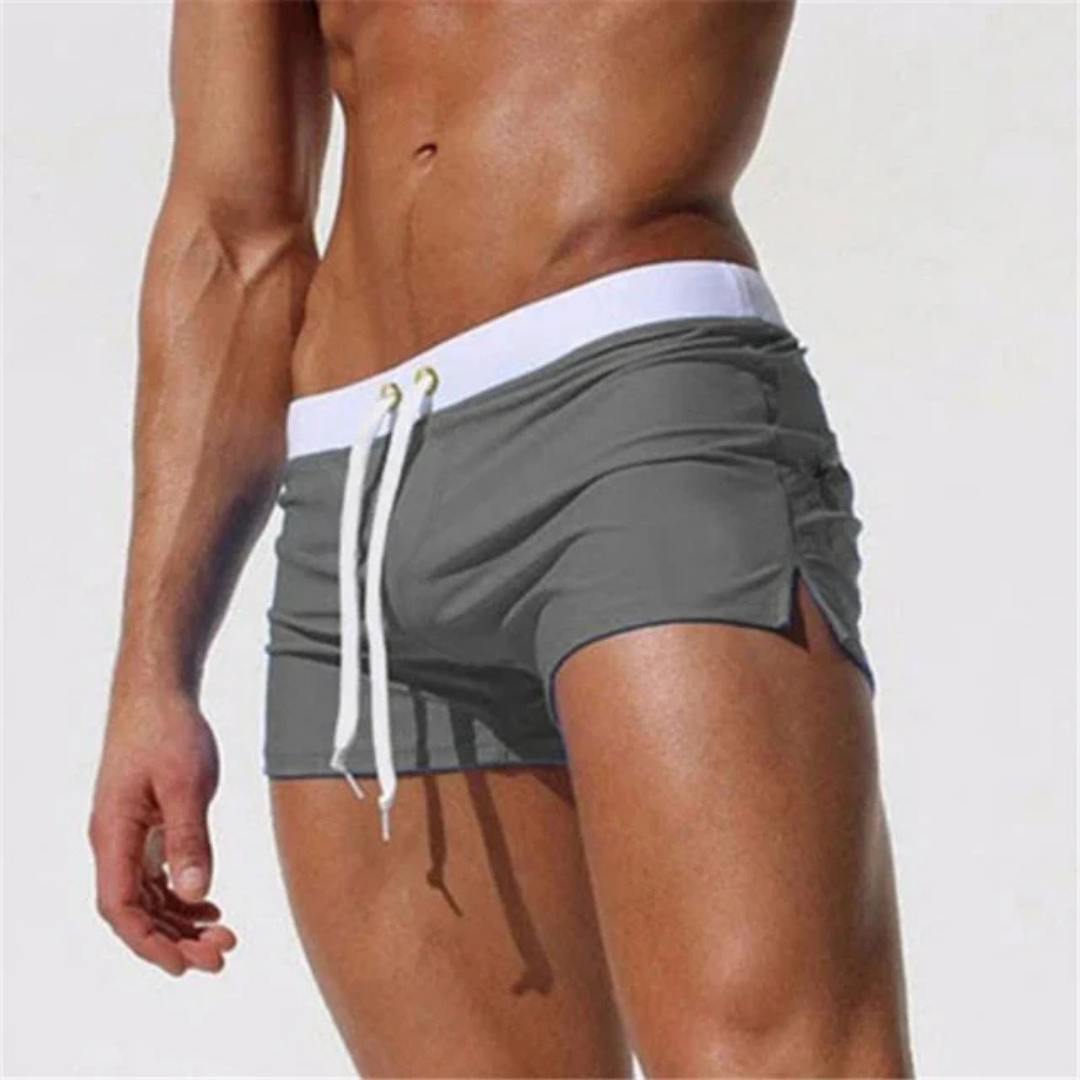 Men's Swim Shorts - Quick-Dry with Adjustable Waistband