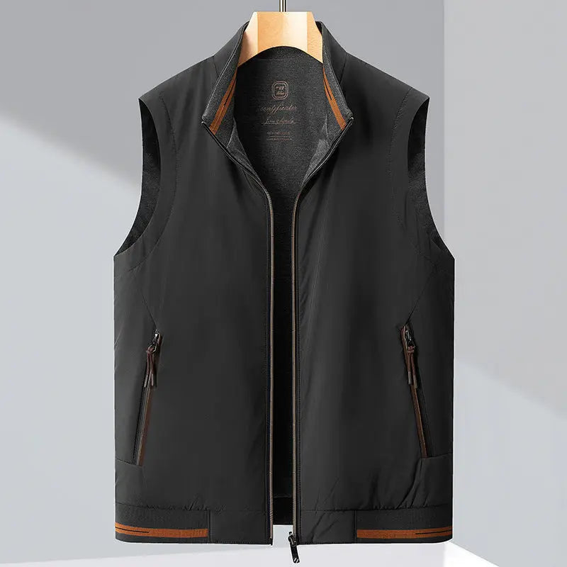 Herren Leichte Gilet - Performance Weste mit Reißverschlusstaschen