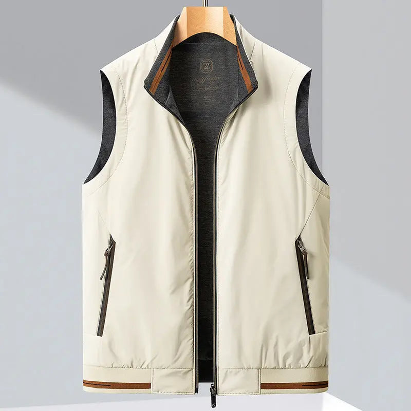 Herren Leichte Gilet - Performance Weste mit Reißverschlusstaschen